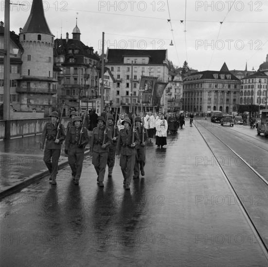 Procession in Lucerne, 1954.