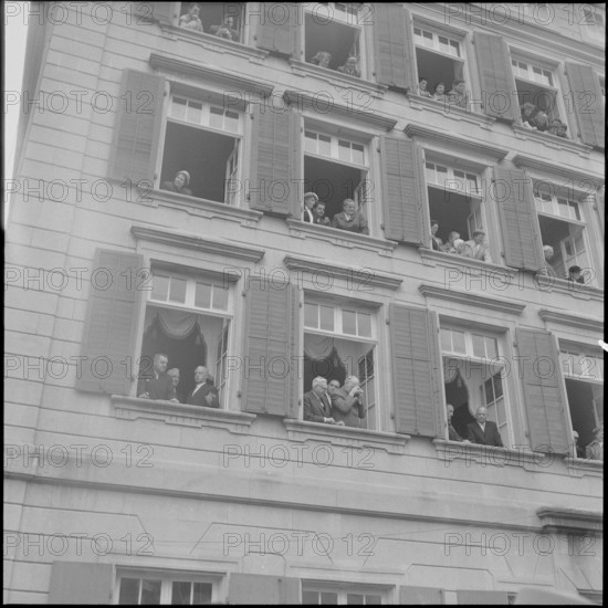 House in Trogen at voter's meeting 1958.