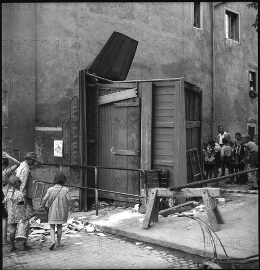 Protest against National Socialism in Schaffhausen 1945.