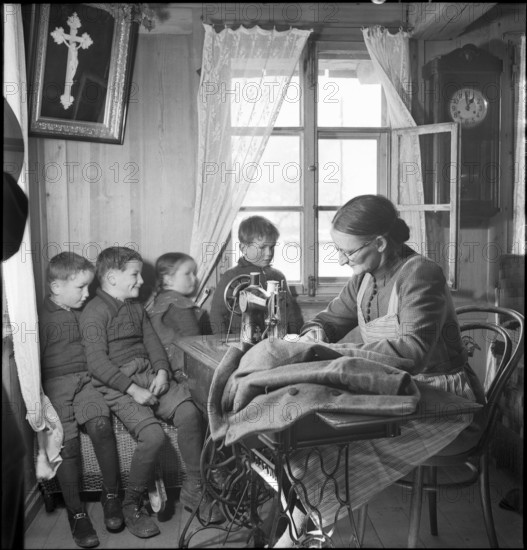 Swiss Farmer's family in 1941.
