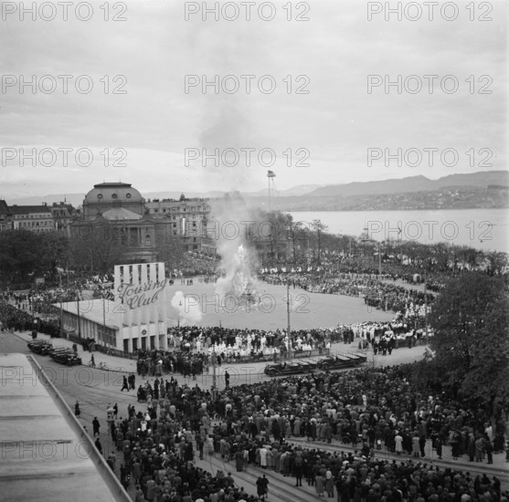 Sechselaeuten in Zurich, 1939.