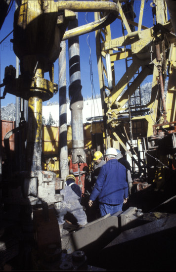 Oil drilling site Finsterwald.