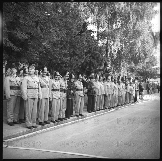 Men of the war fire brigade, 1939.