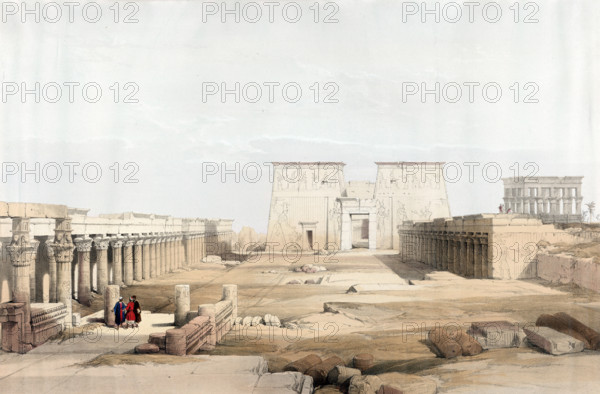 Great entrance to the Temple of Philae