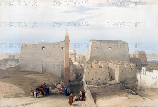 Great entrance to the Temple of Luxor