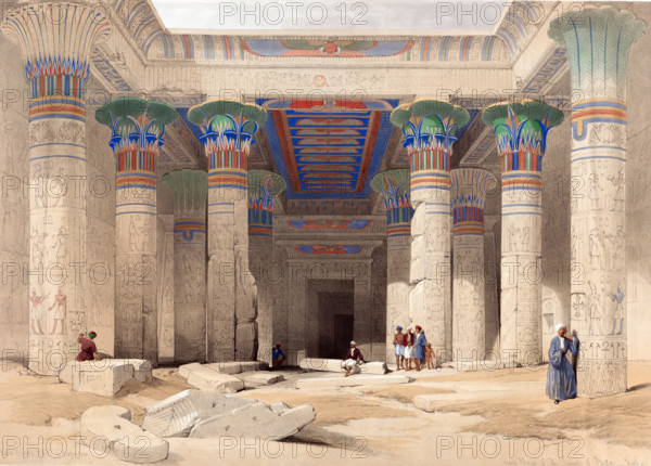 Great colonnade of the Temple of Philae