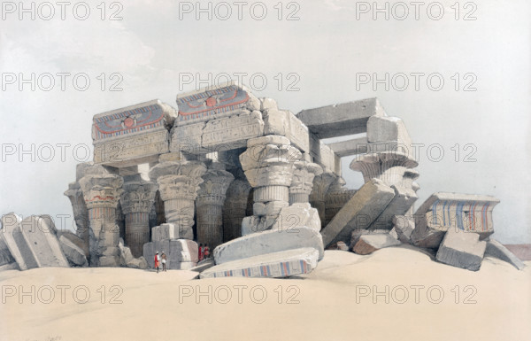 Temple ruins in Kom Ombo