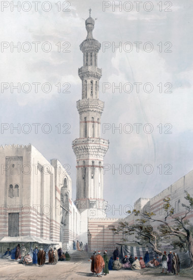 Minaret of the main mosque. Siout