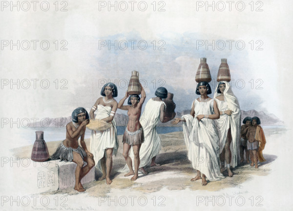 Nubian women at Kortie on the Nile