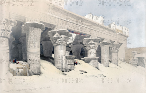 Portico of the Temple of Edfou