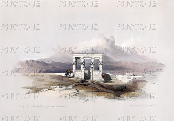 Temple of Isis on the roof of the Great Temple of Dendera