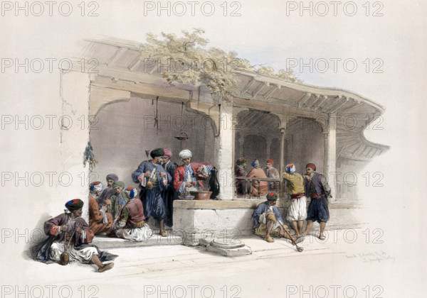 Cafe in the streets of Cairo