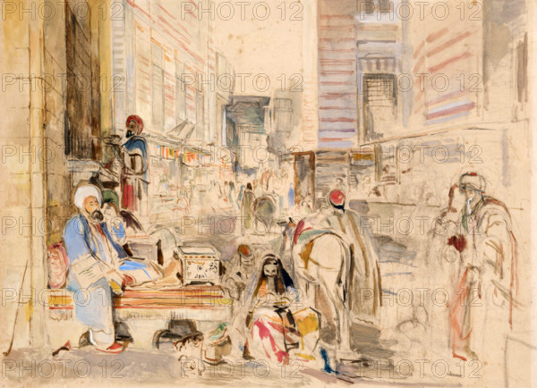 Study for the Street and Mosque of Ghoreyah