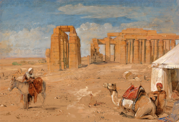 The Ramesseum in Thebes
