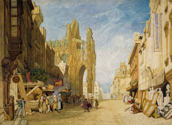 Street scene in Alencon