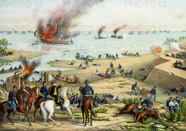 Battle between the Monitor and the Merrimac Victoria