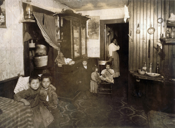 Crowded Italian house