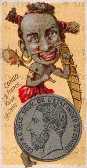 Coins from various countries with symbolic people