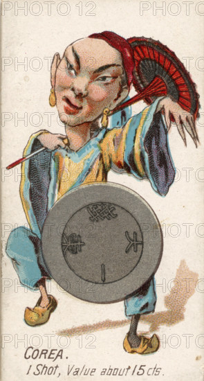 Coins from various countries with symbolic people