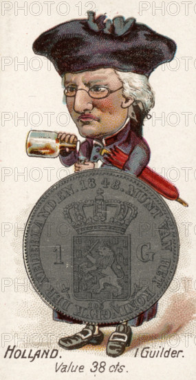 Coins from different countries with symbolic people