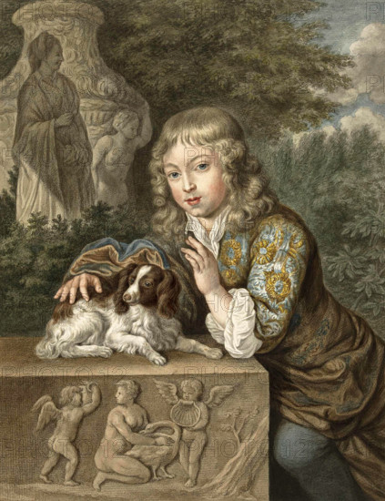 Boy with a dog