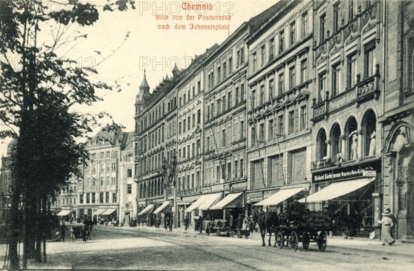 View from Poststravüe to Johannisplatz