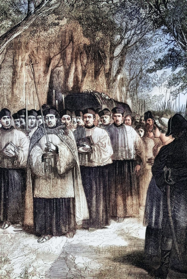 The funeral of Jean-Paul Marat on July 13. 1793. He was a physician. political theorist. and scientist. who became known primarily through his career in France as a radical journalist and politician during the French Revolution. digital reproduction of a historical original