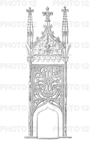 Choir stall in Altenburg Abbey.