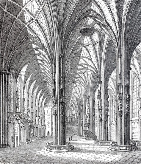 Interior of St. Stephen's Cathedral.