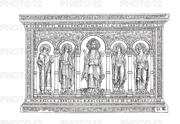 Altarpiece in the Basel Minster.