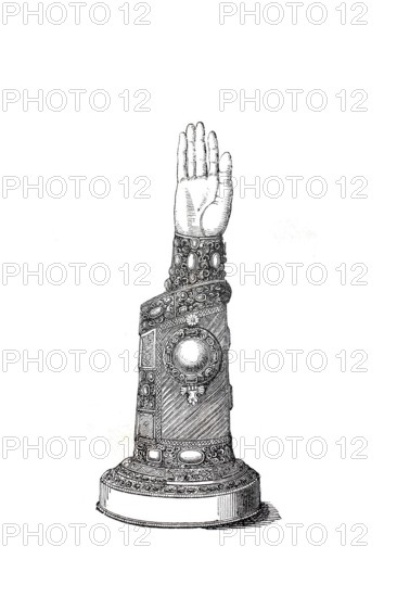 Reliquary arm.