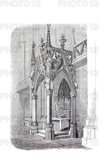 The altar of St. Peter's Cathedral in Regensburg.