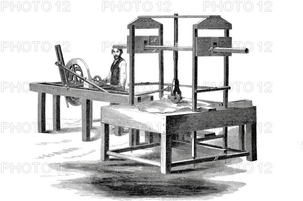 American leather polishing machine.