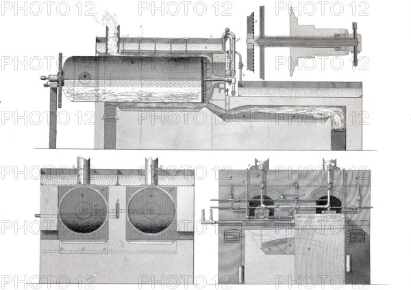 Apparatus for producing whole cloth from straw.