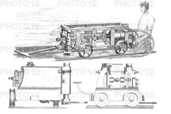 Coal-cutting machine by Frith and Donnisthorpe.