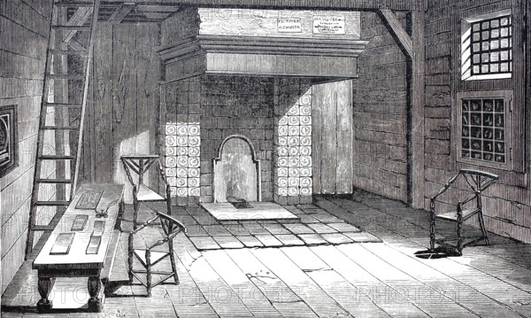 The room of Peter the Great in Zaandam.