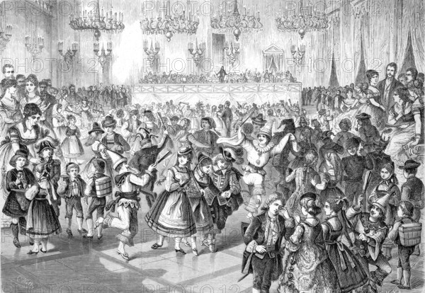 The children's carnival in the casino in Basel.