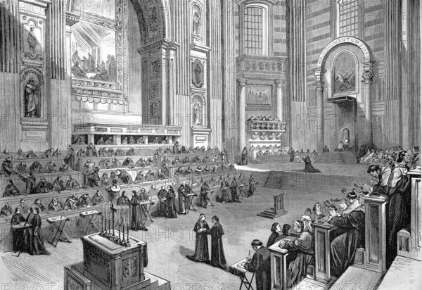 The Council Hall in St. Peter's Basilica.