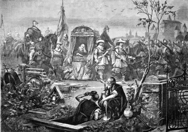 The march from Wallenstein to Eger.