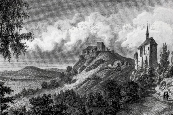 Giechburg Castle and the Gugel Church.