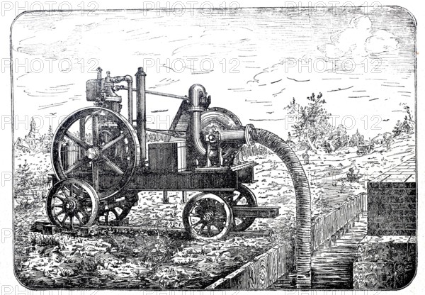 Petroleum engine - centrifugal pump.