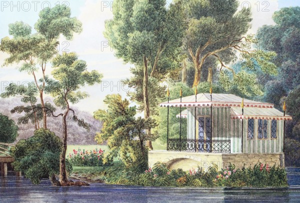 Bathhouse of Rosenau Castle.