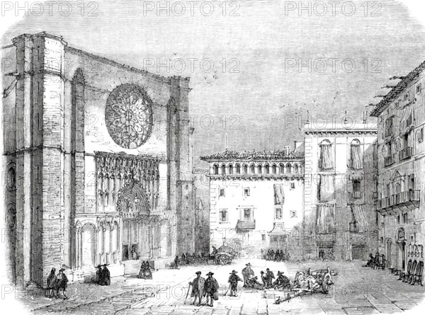 The Basilica de Santa Maria del Pi church.