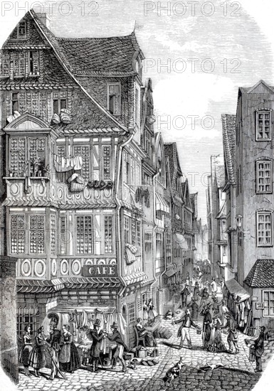 The Jewish Quarter in Frankfurt am Main.