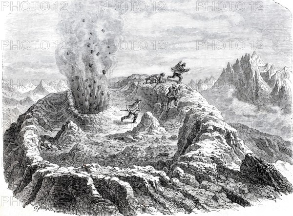 The Antuco volcano in Chile.