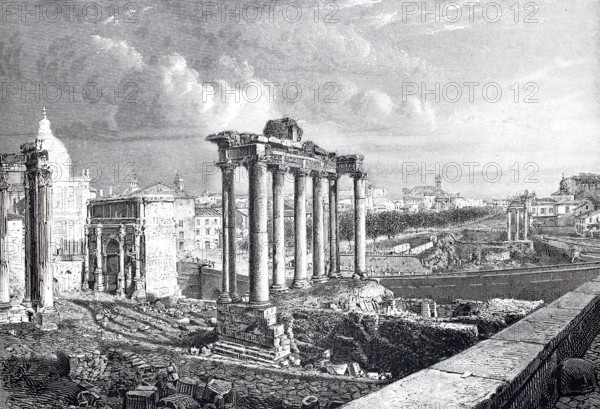 The Roman Forum.