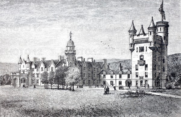 Balmoral Castle in Scotland.