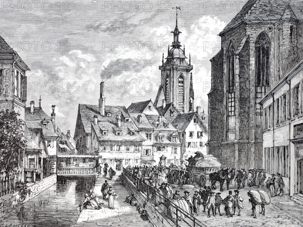 The Corn Market in Colmar.
