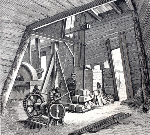 Petroleum springs in Oelheim.