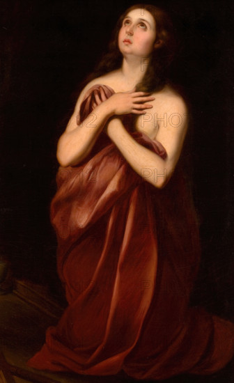 Manner of Murillo's Mary Magdalene
